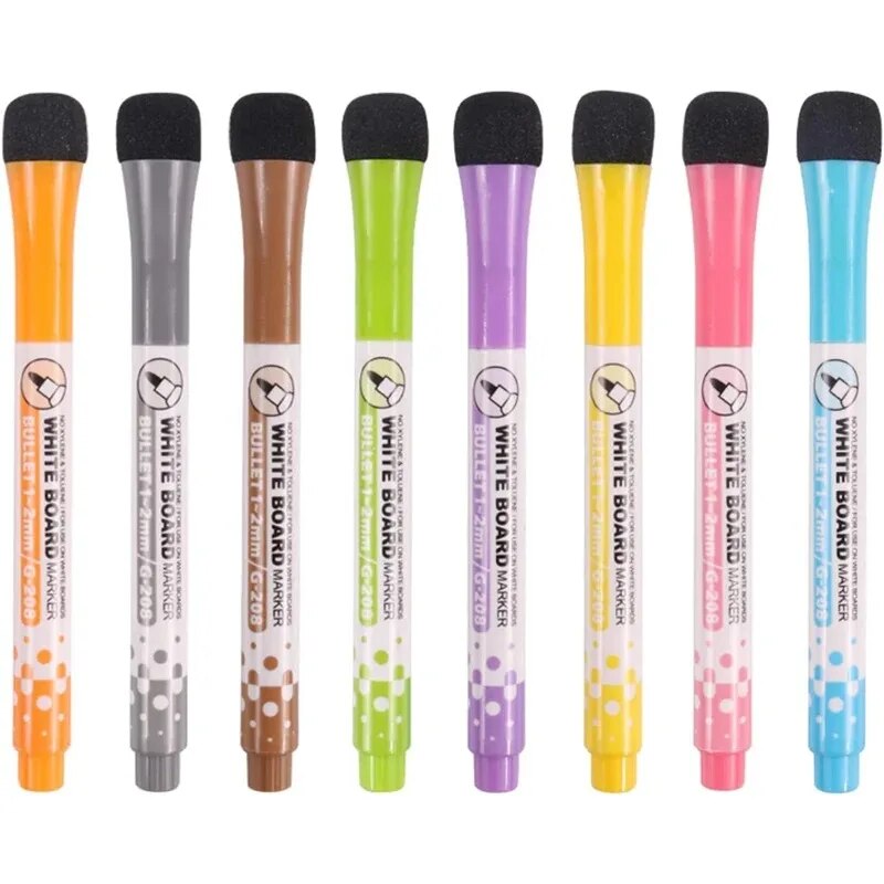 8 Colors Whiteboard Pens, Fine - Correction Pen Fine 评论和价格