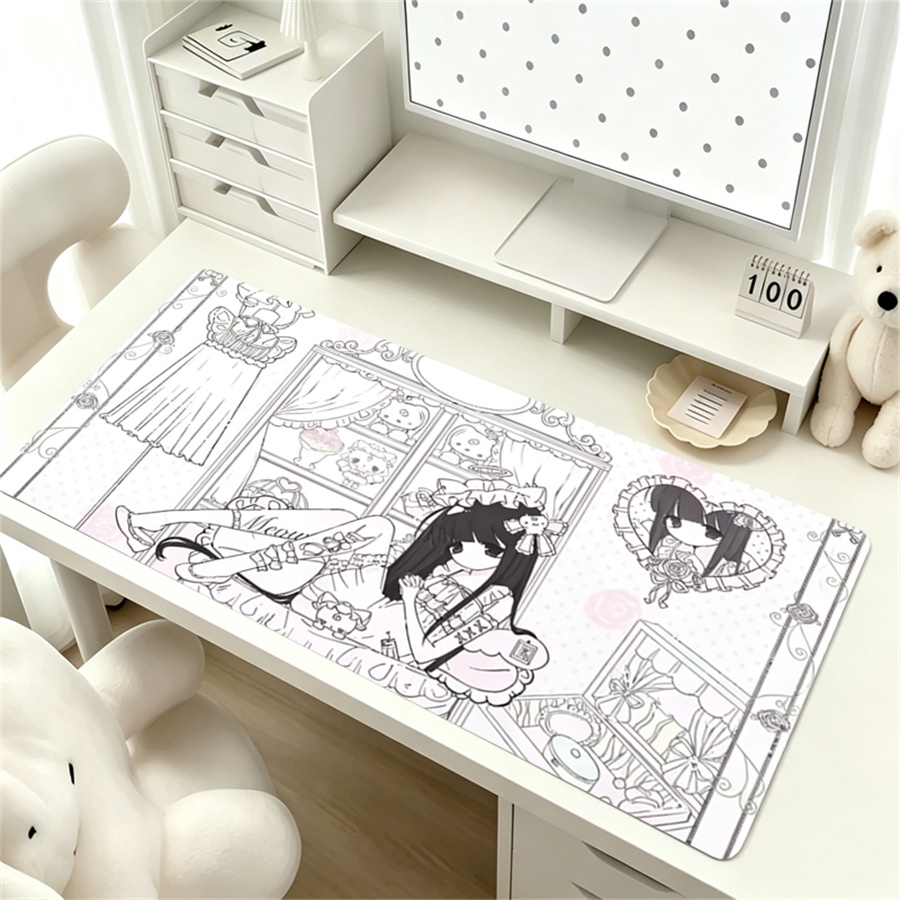 Anime Aesthetics Leather Mouse - Leather Desk Pad 评论和价格