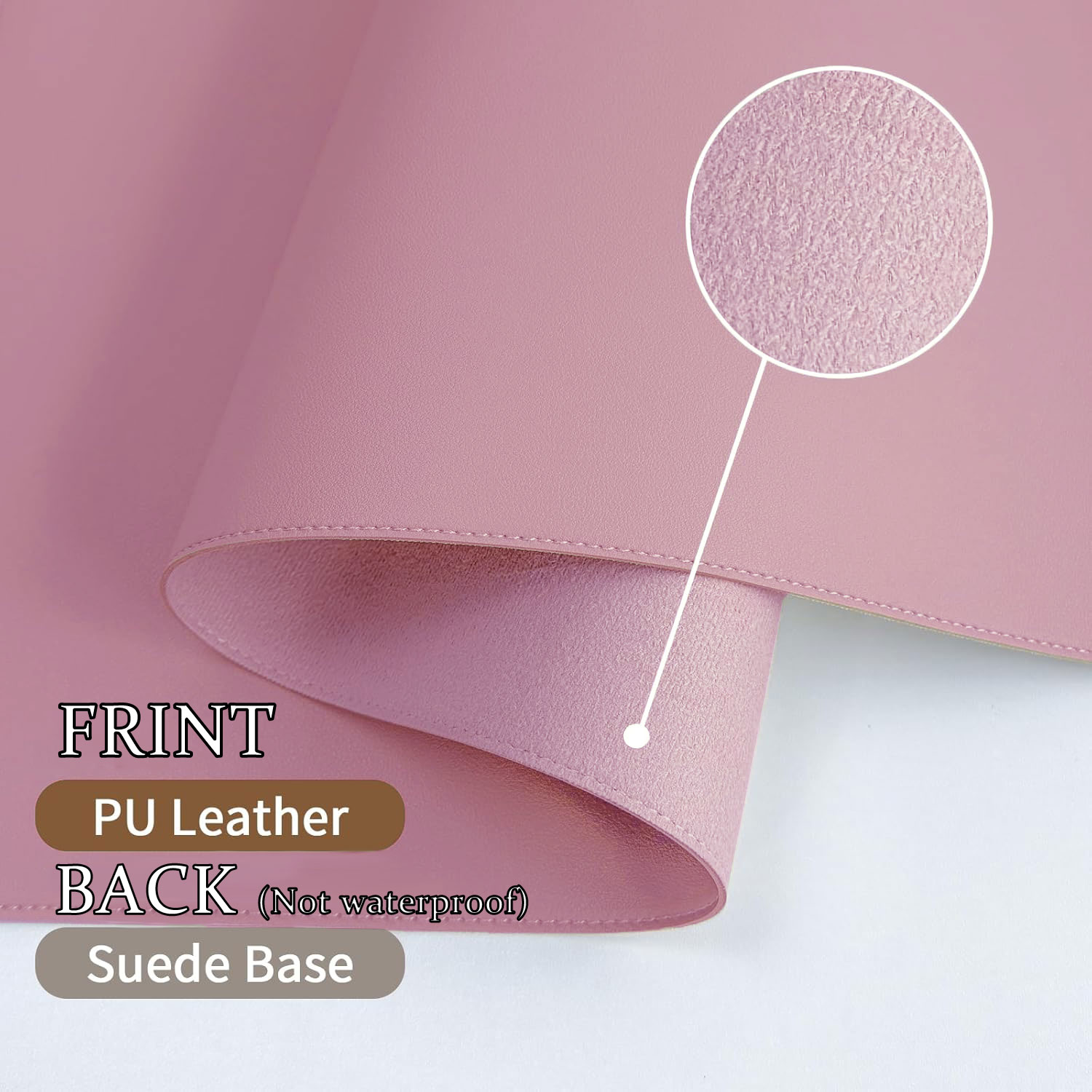 Desk Mat Blotter, Dual-Sided O - Leather Desk Pad 评论和价格