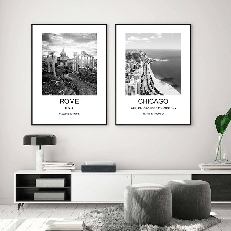 City Poster New York London Pa - Ink Blotter Paper 评论和价格