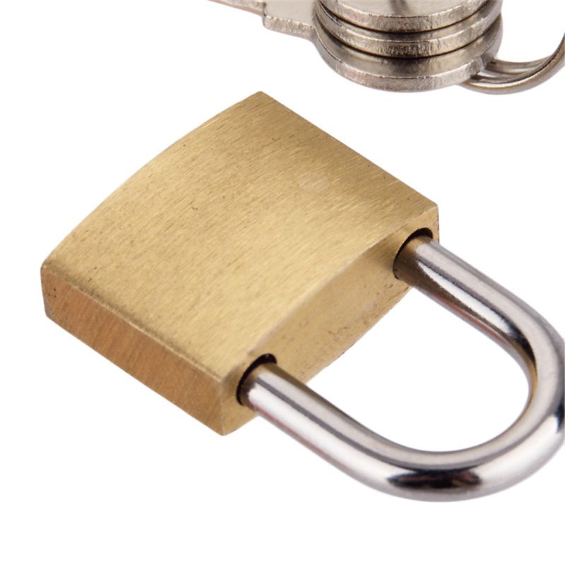 Brass Padlock with Keys, Small - Letter Opener Brass 评论和价格