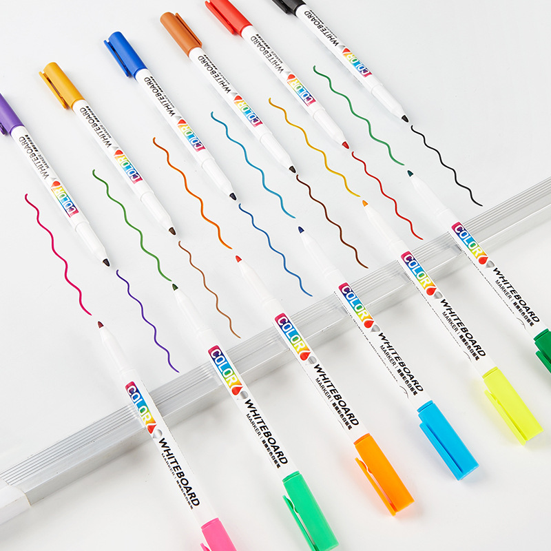 12/24Colors Dry Erase Markers  - Correction Pen Fine 评论和价格